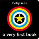 Baby sees a very first book
