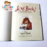 We re back a dinosaur story