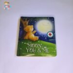 The moon sees you and me